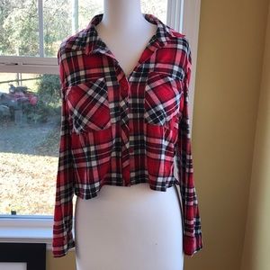 Crop flannel
